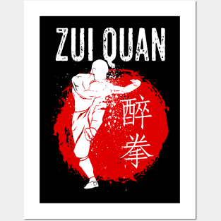 Zui Quan Drunken Boxing Martial Arts Training Outfit Posters and Art